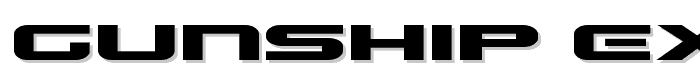 Gunship Expanded font